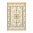 Kurzflorteppich Antik Meira Beige/Creme 95 x 140cm Webstoff