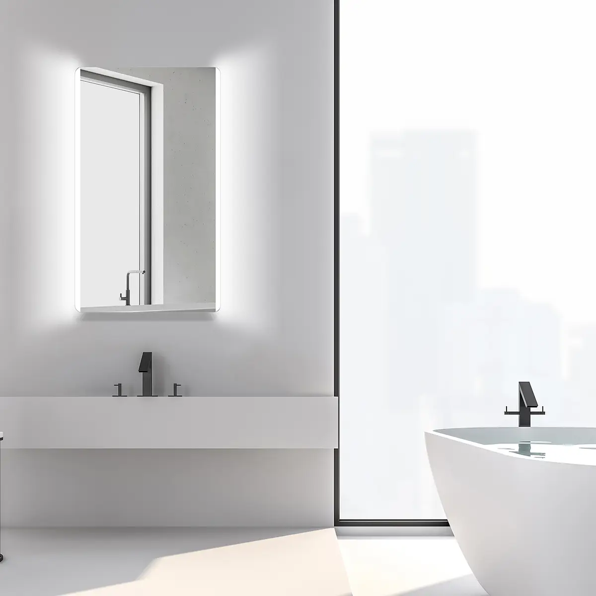 home24 Spiegel Chic 120cm Silber | Silber