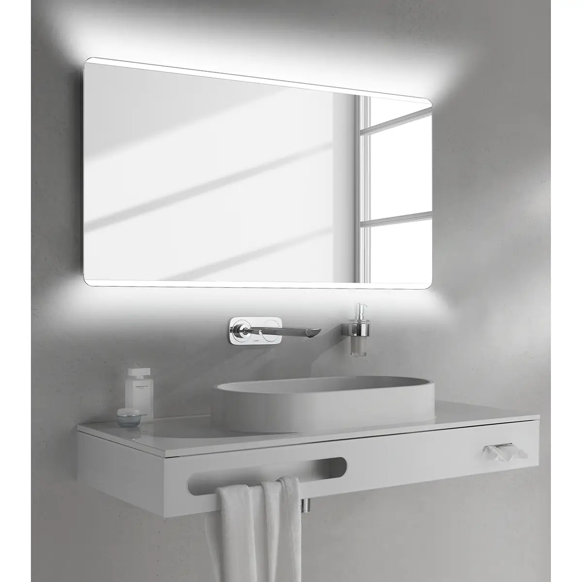 home24 Spiegel Chic 120cm Silber | Silber