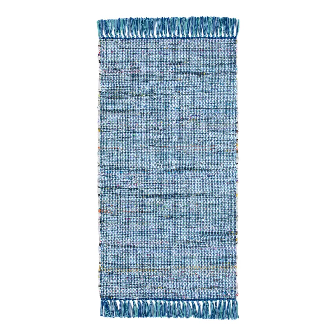 Wollteppich Frida | Blau