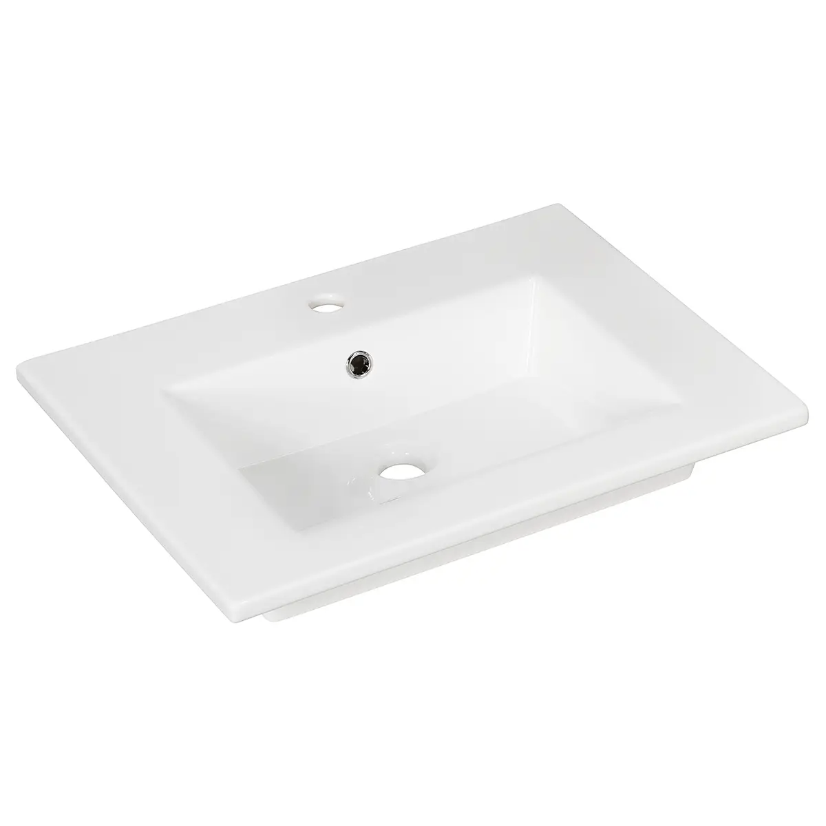 Waschtisch Perfekt 62cm Braun Asteiche Dekor | Braun