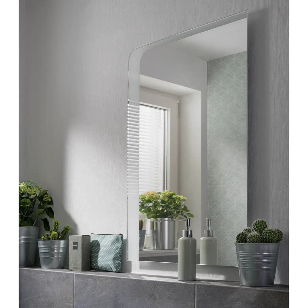 Spiegel Milano 55cm Silber | Silber