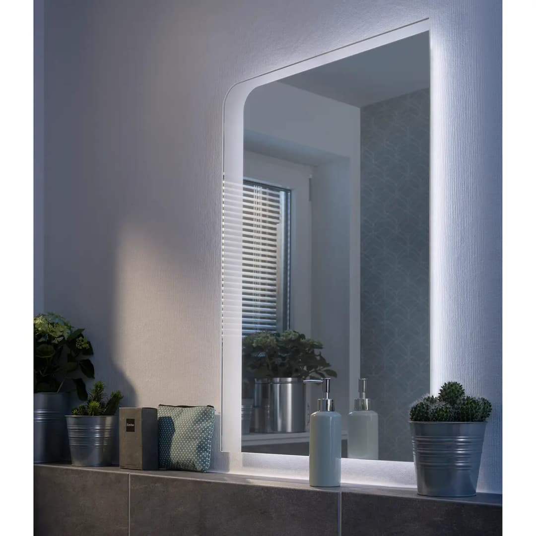 Spiegel Milano 55cm Silber | Silber