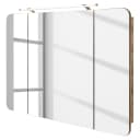 Spiegelschrank Milano 110cm Braun/Asteiche Dekor | Braun