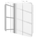 Spiegelschrank Milano 90cm Weiß/Weiß | Weiß
