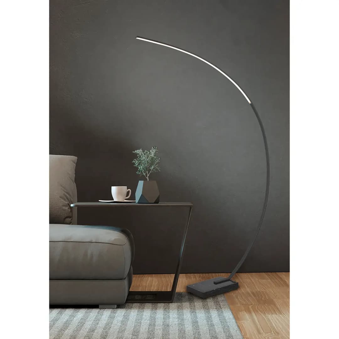 LED-Stehleuchte Bangkok | Schwarz