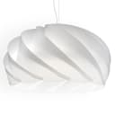 Pendelleuchte Globe Ø 55cm Weiß/Weiß | Weiß