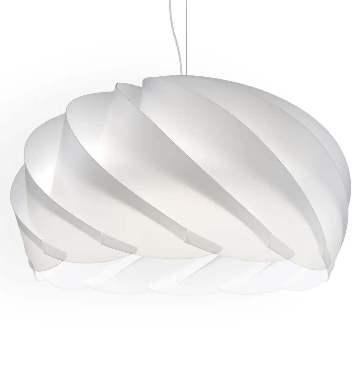 Pendelleuchte Globe Ø 55cm Weiß/Weiß | Weiß