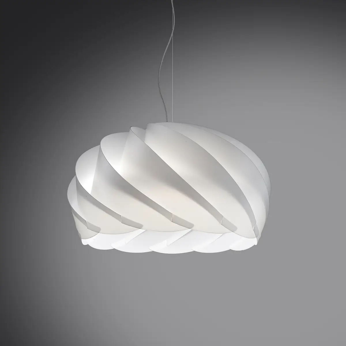 Pendelleuchte Globe Ø 55cm Weiß/Weiß | Weiß