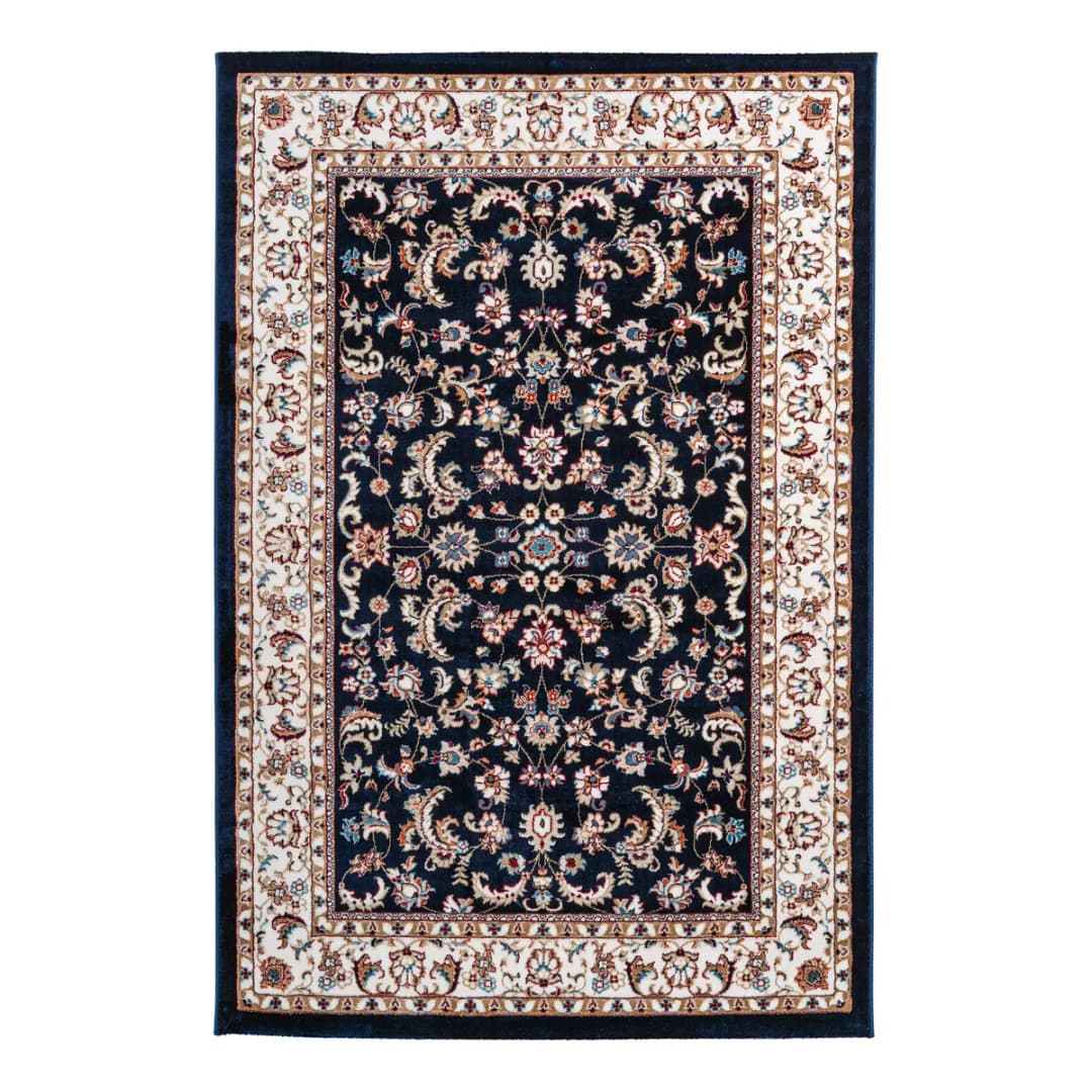 Kurzflorteppich Isfahan II | Blau