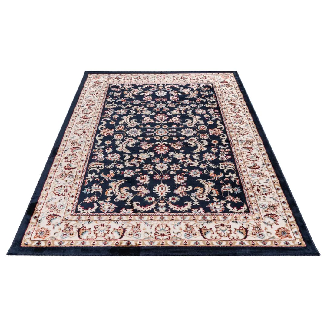 Kurzflorteppich Isfahan II | Blau