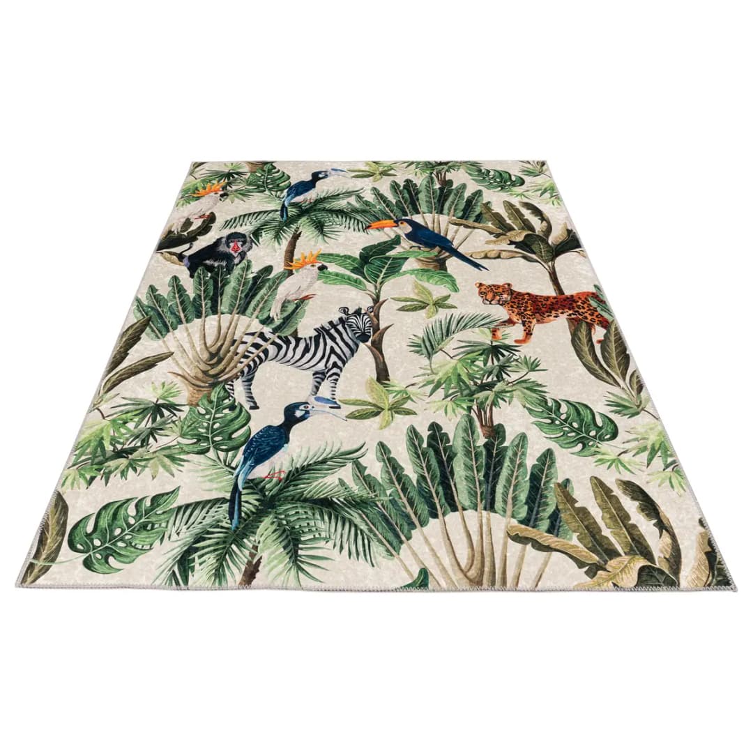 Kurzflorteppich Exotic IV Multicolor | Mehrfarbig