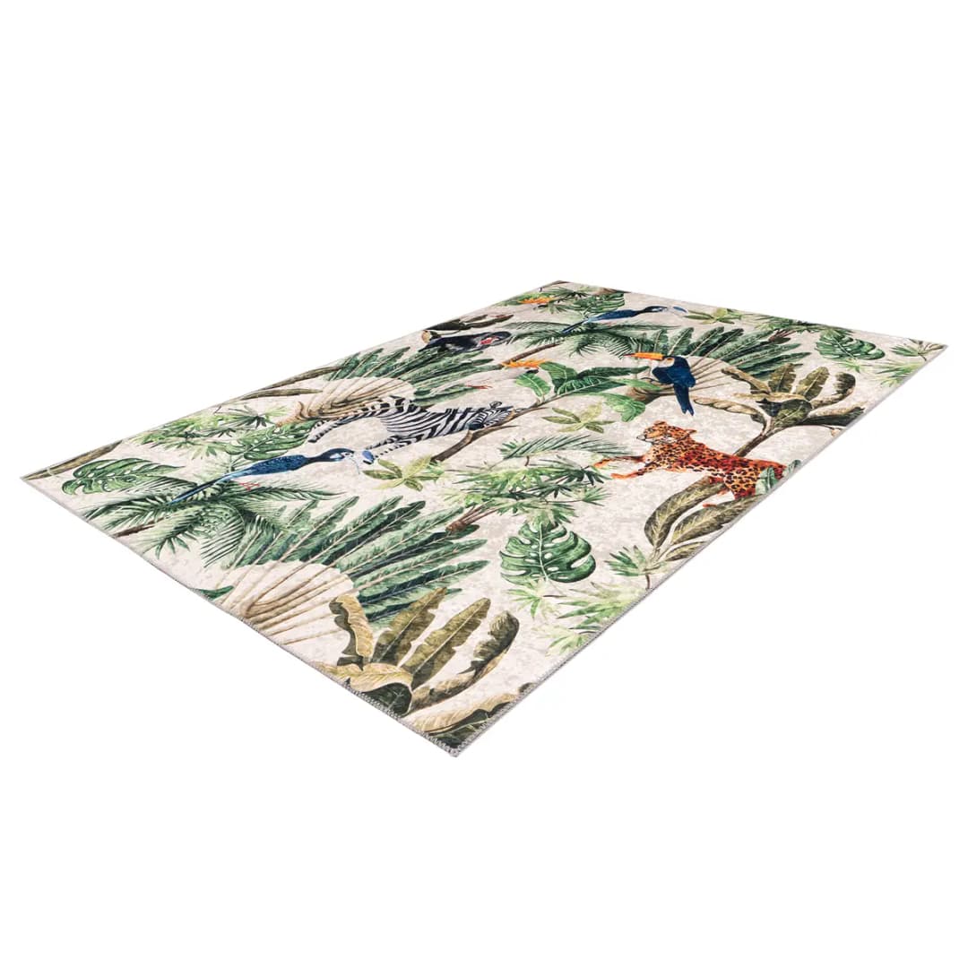Kurzflorteppich Exotic IV Multicolor | Mehrfarbig