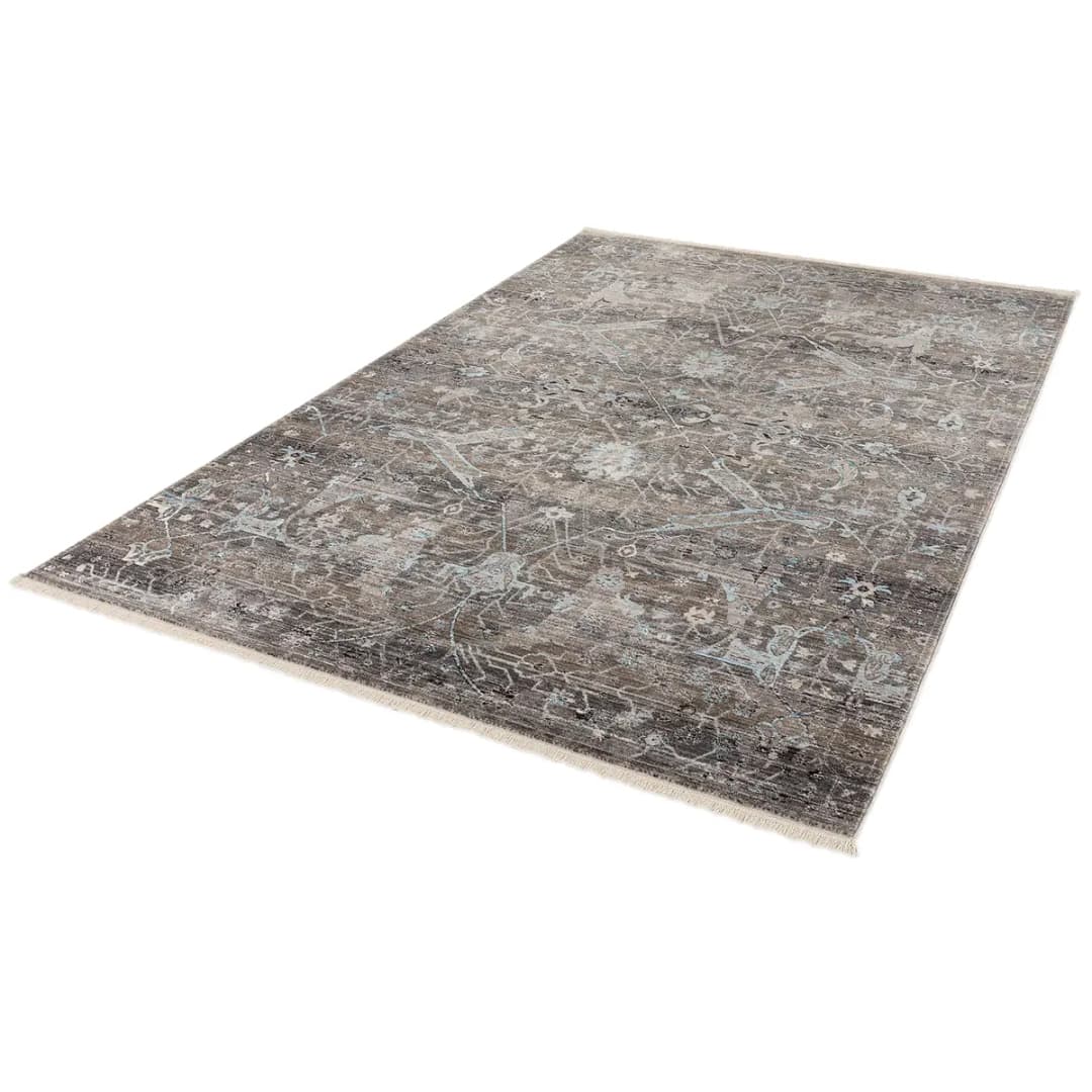 Teppich Mystik III Grau 200 x 285cm Webstoff | Grau