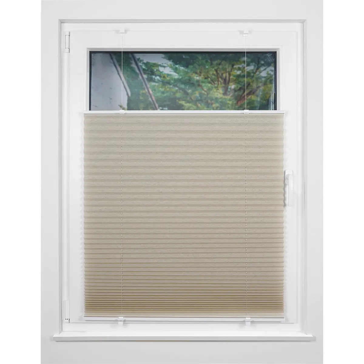 Plissee Klemmfix | Beige
