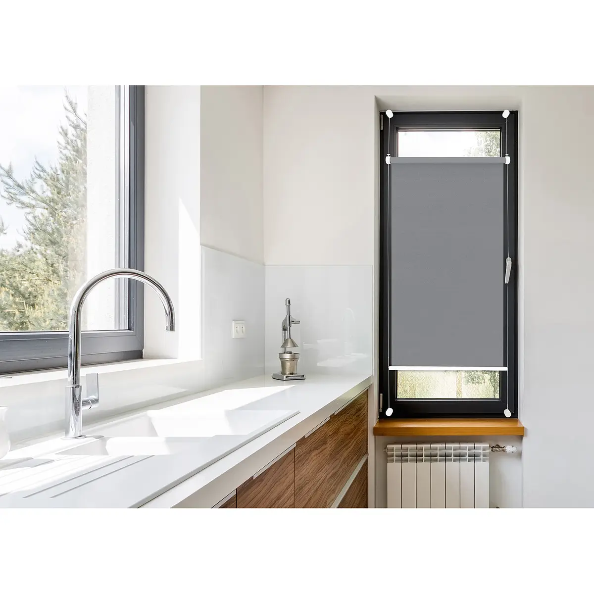 Rollo - Plissee Alternative | Grau