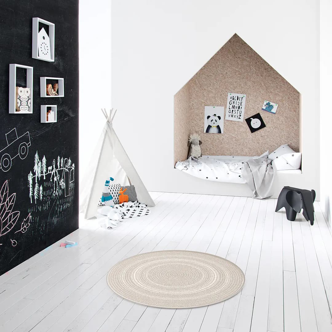 In-/Outdoorteppich Essenza VI | Grau
