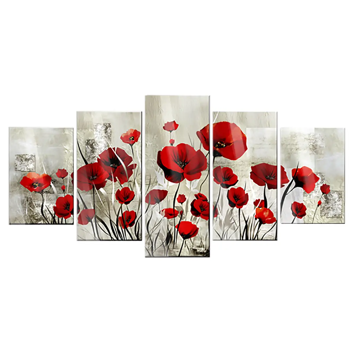Acrylglasbild Scarlet Cloud | Rot