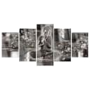 Acrylglasbild Silver Serenity | Grau