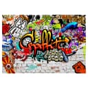 Vlies Fototapete Colorful Graffiti | Mehrfarbig