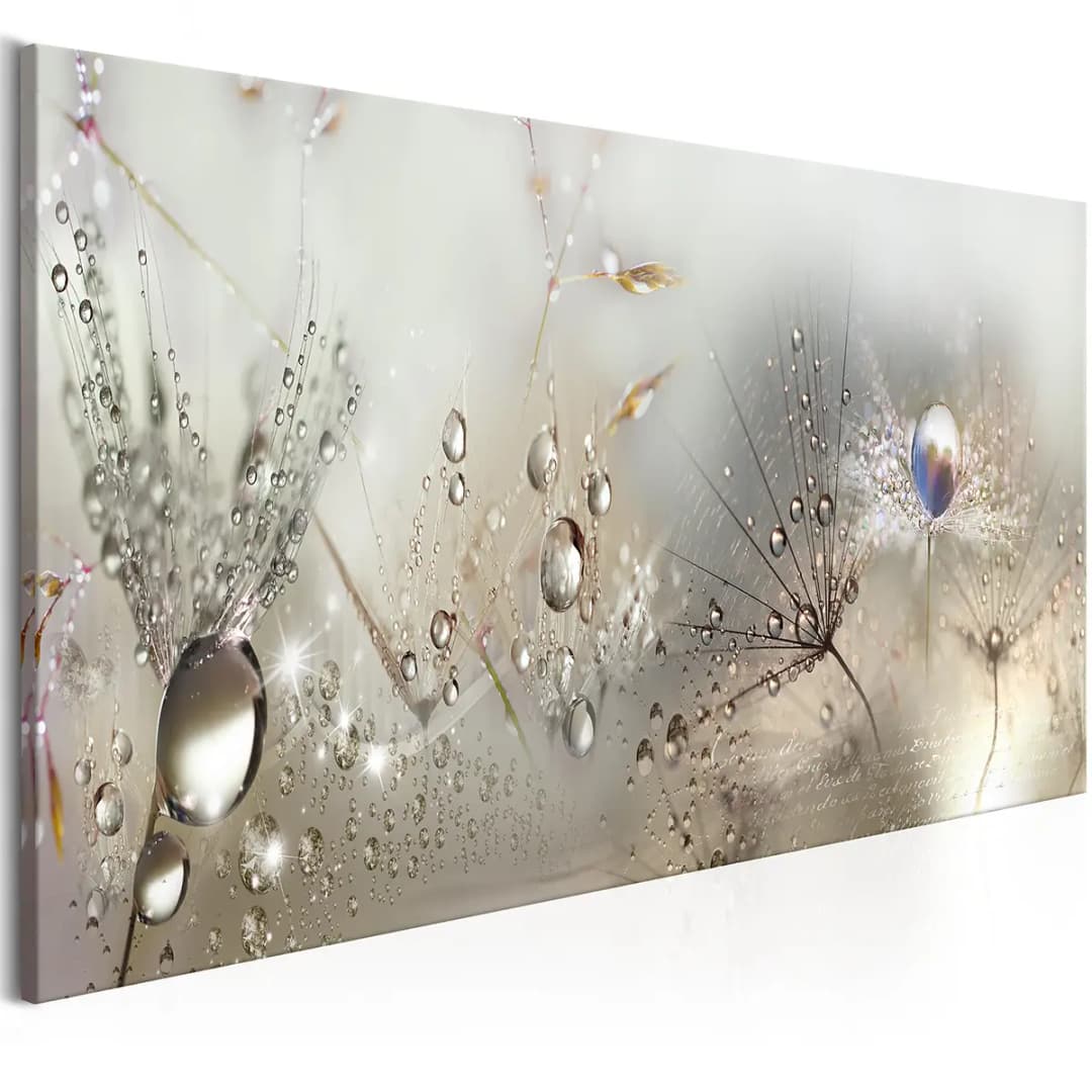 Wandbild Morning Song | Grau