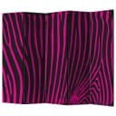 Paravent Zebra Pattern II | Pink