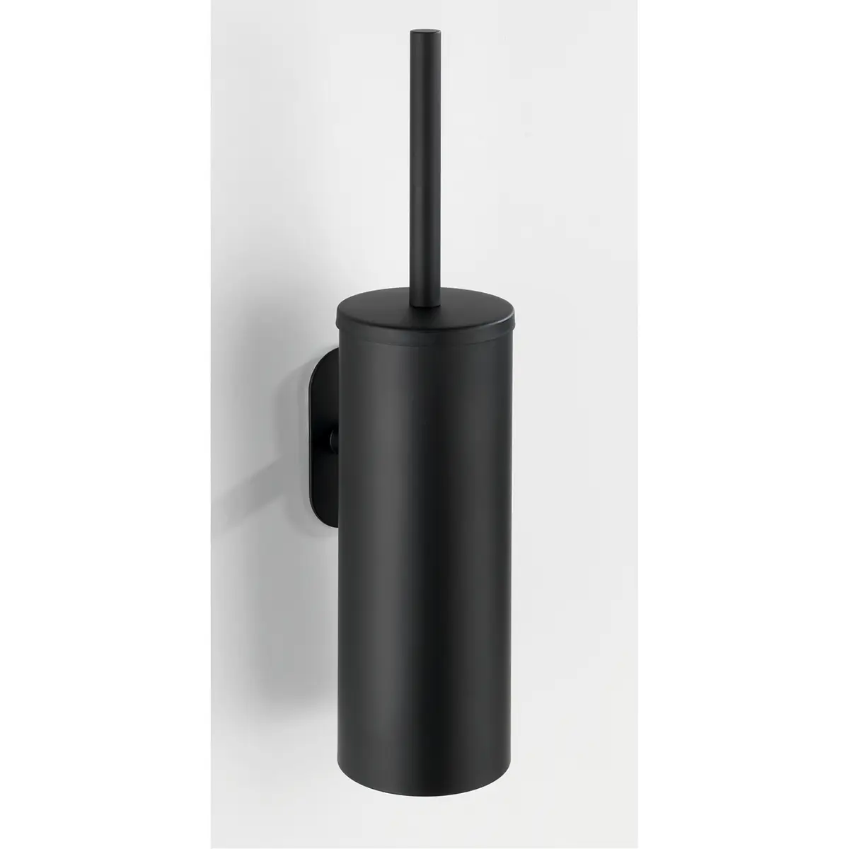 WC-Bürste Edelstahl rostfrei, lackiert Schwarz/Schwarz 9 x 39