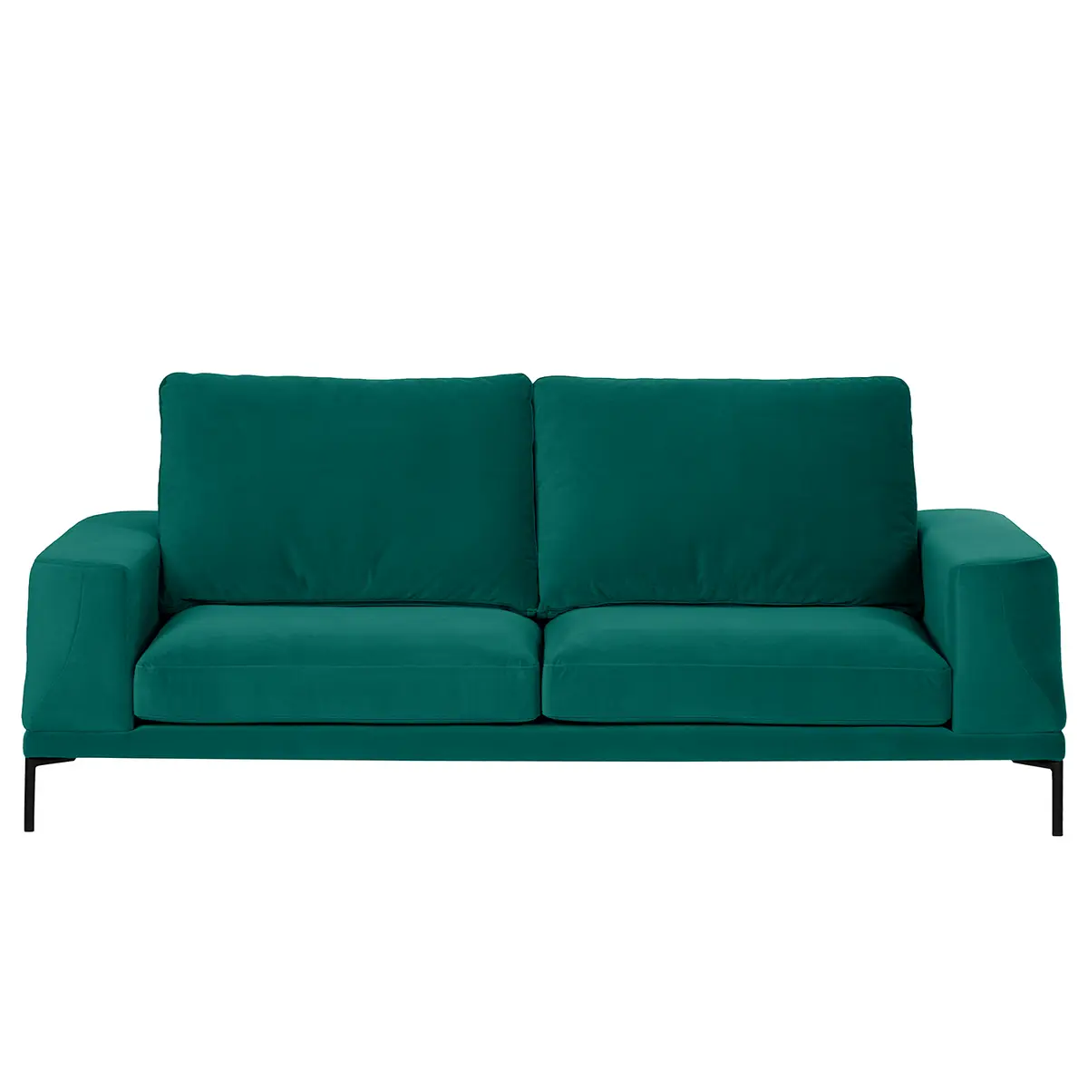 Sofa 3-Sitzer Grün Samt Vaia | Grün