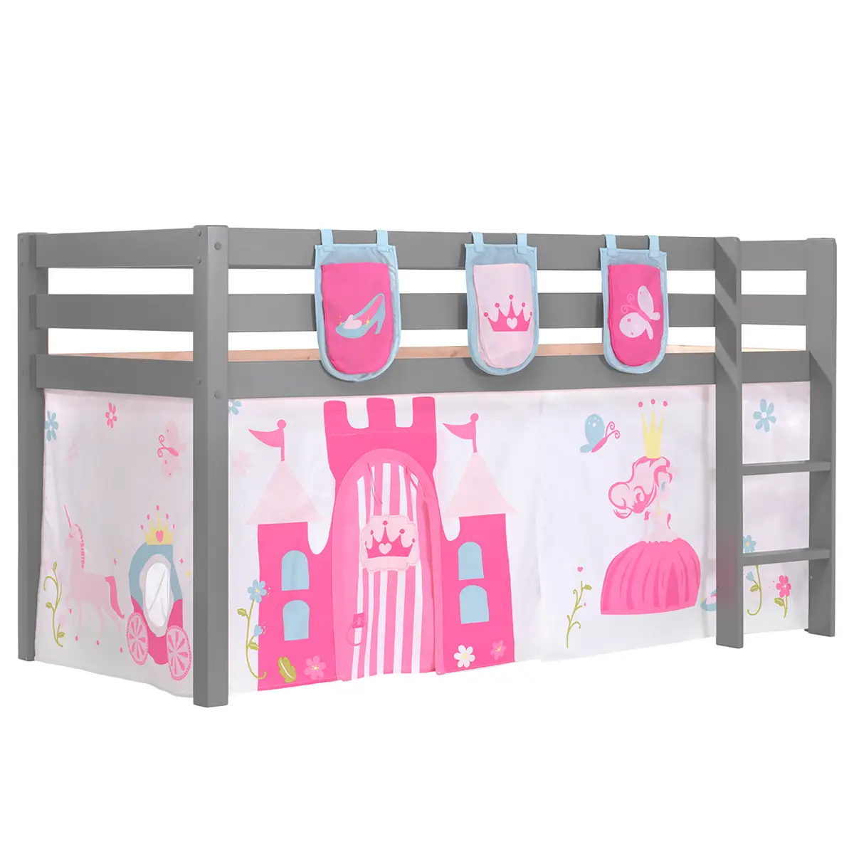 Spielbett Princess | Grau