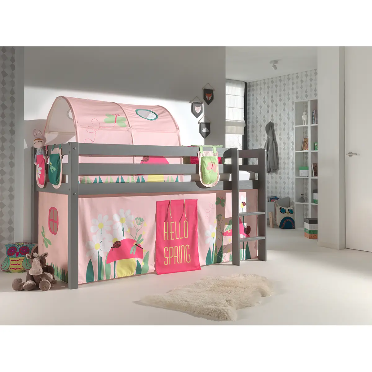 Spielbett Spring | Holztöne