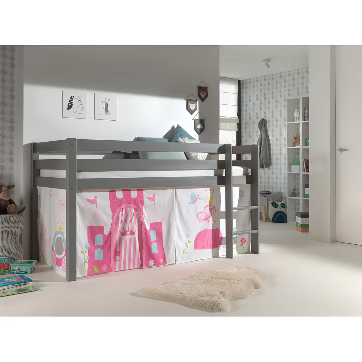Spielbett Princess | Grau