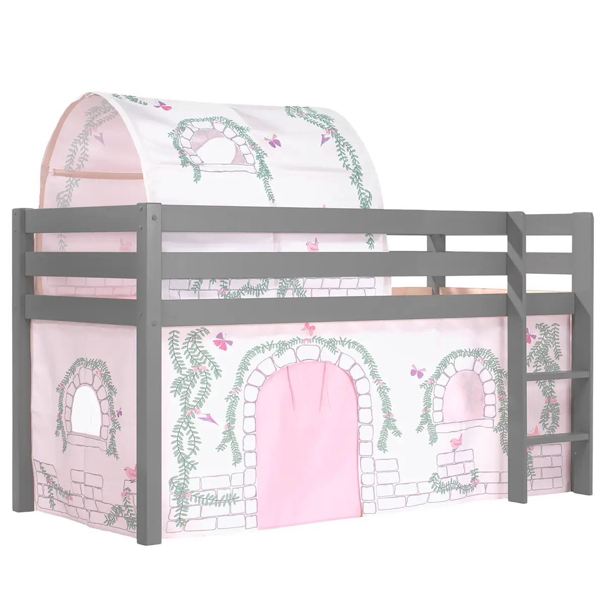 Spielbett Birdy | Grau