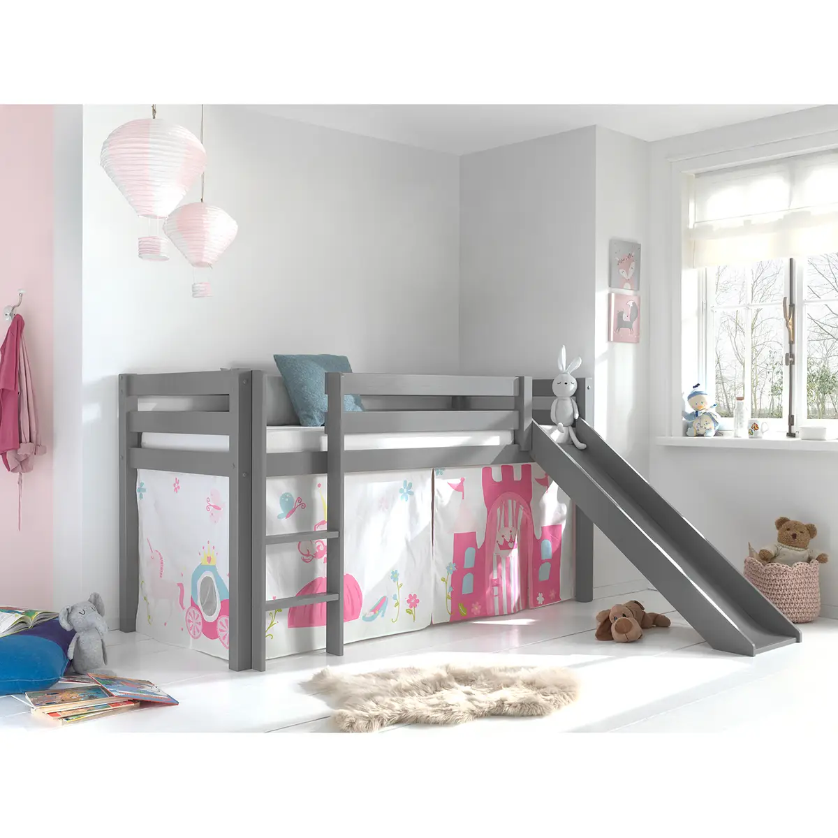 Spielbett Princess | Grau
