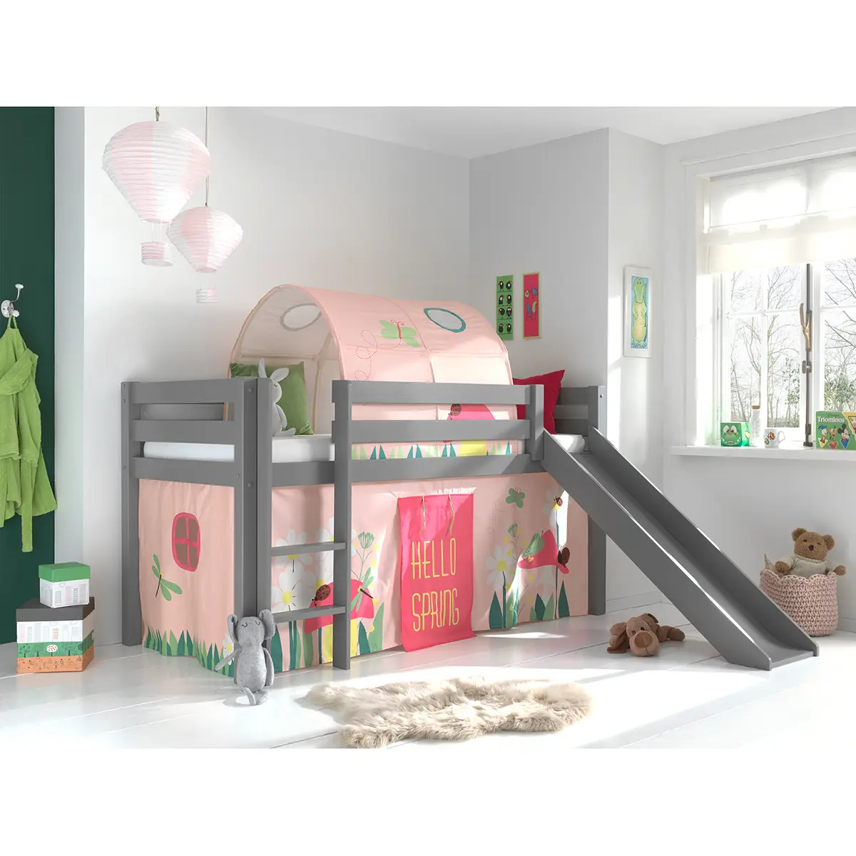 Spielbett Spring | Holztöne