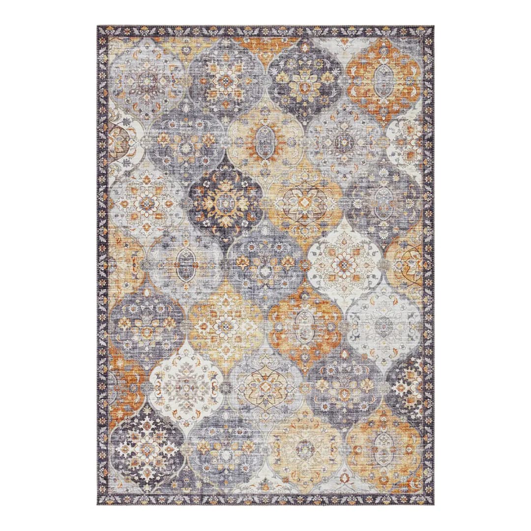 Teppich Kashmir Ghom | Gelb