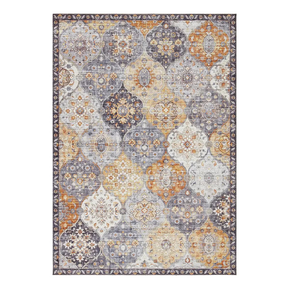 Teppich Kashmir Ghom | Gelb