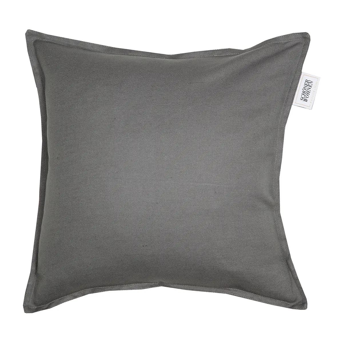 Kissenbezug Grau/Anthrazit 38 x 38cm | Grau