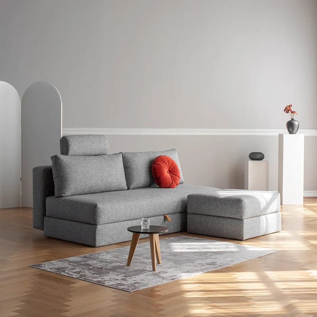 Schlafsofa Osvald | Grau