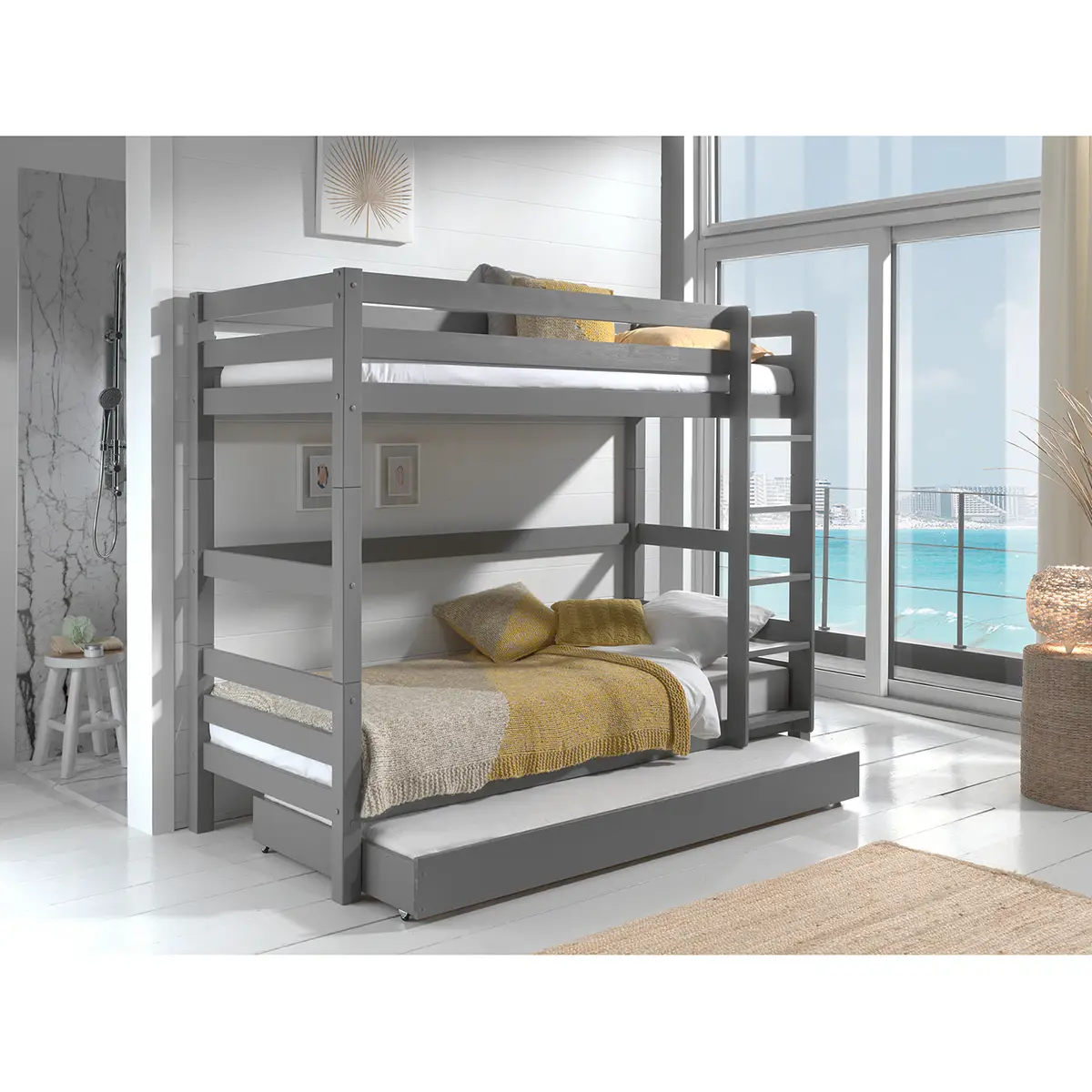 Etagenbett | Grau