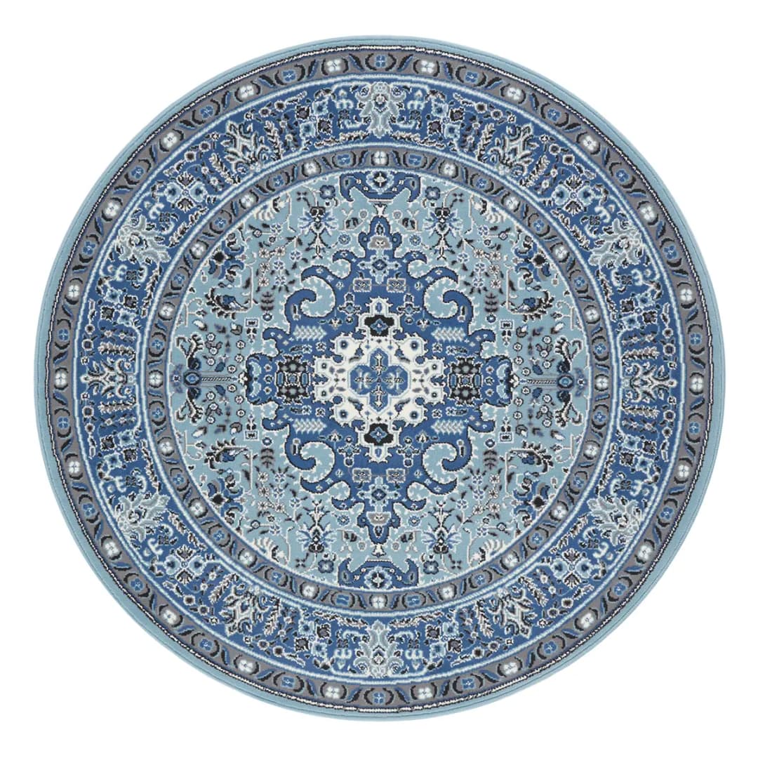 Kurzflorteppich Skazar Isfahan II | Blau