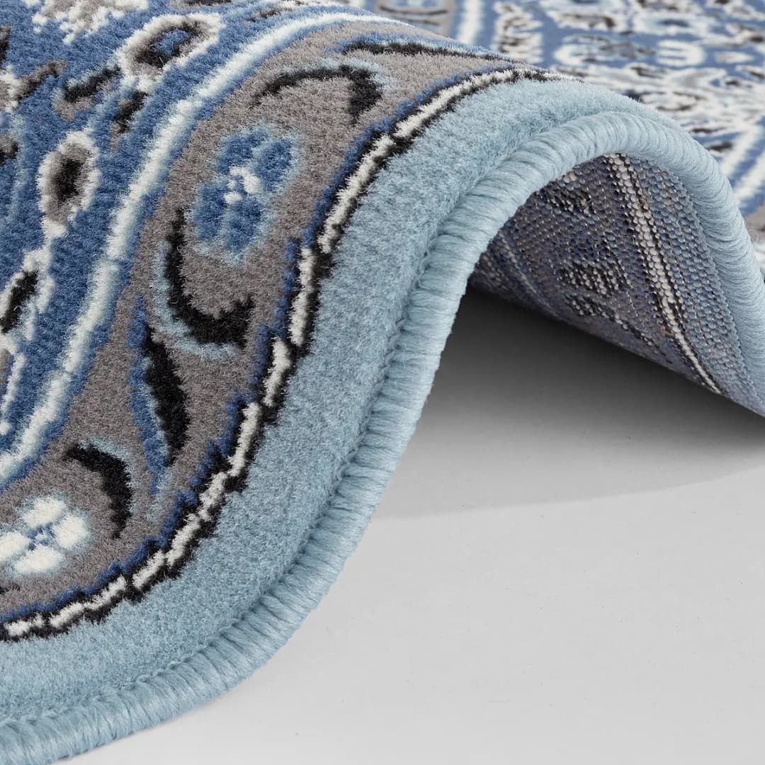 Kurzflorteppich Skazar Isfahan II | Blau