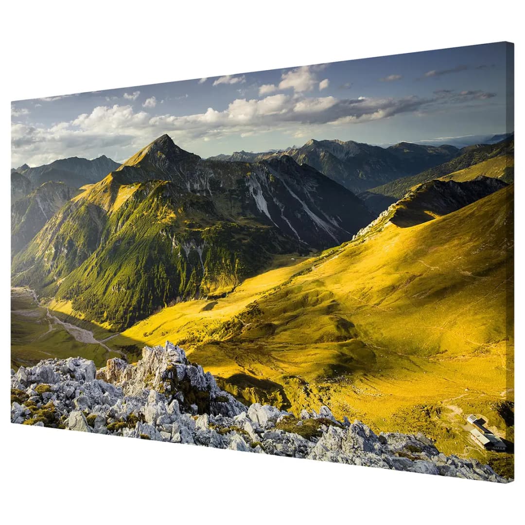 Magnettafel Lechtaler Alpen in Tirol | Mehrfarbig