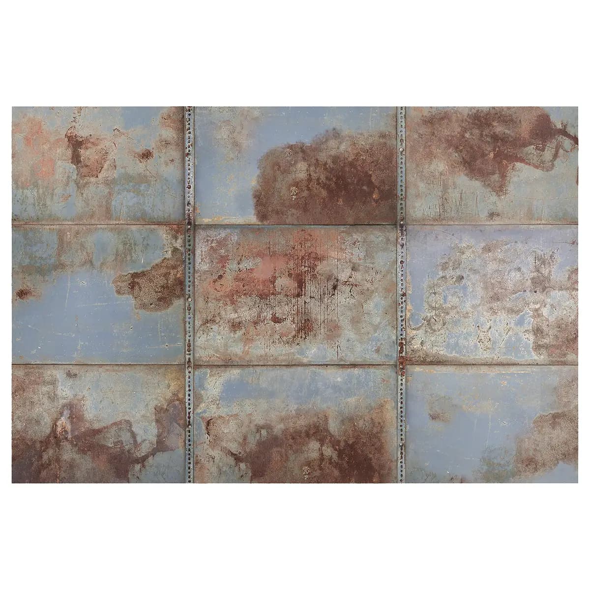 Memoboard Shabby Industrial | Blau