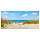 Magnettafel Strand an der Nordsee | Blau