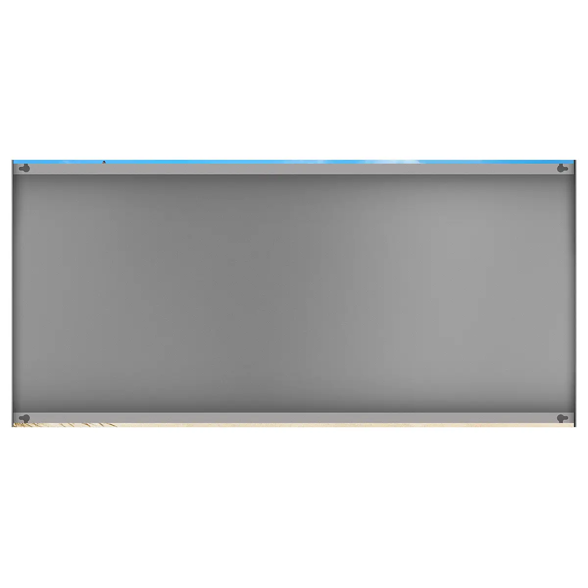 Magnettafel Strand an der Nordsee | Blau