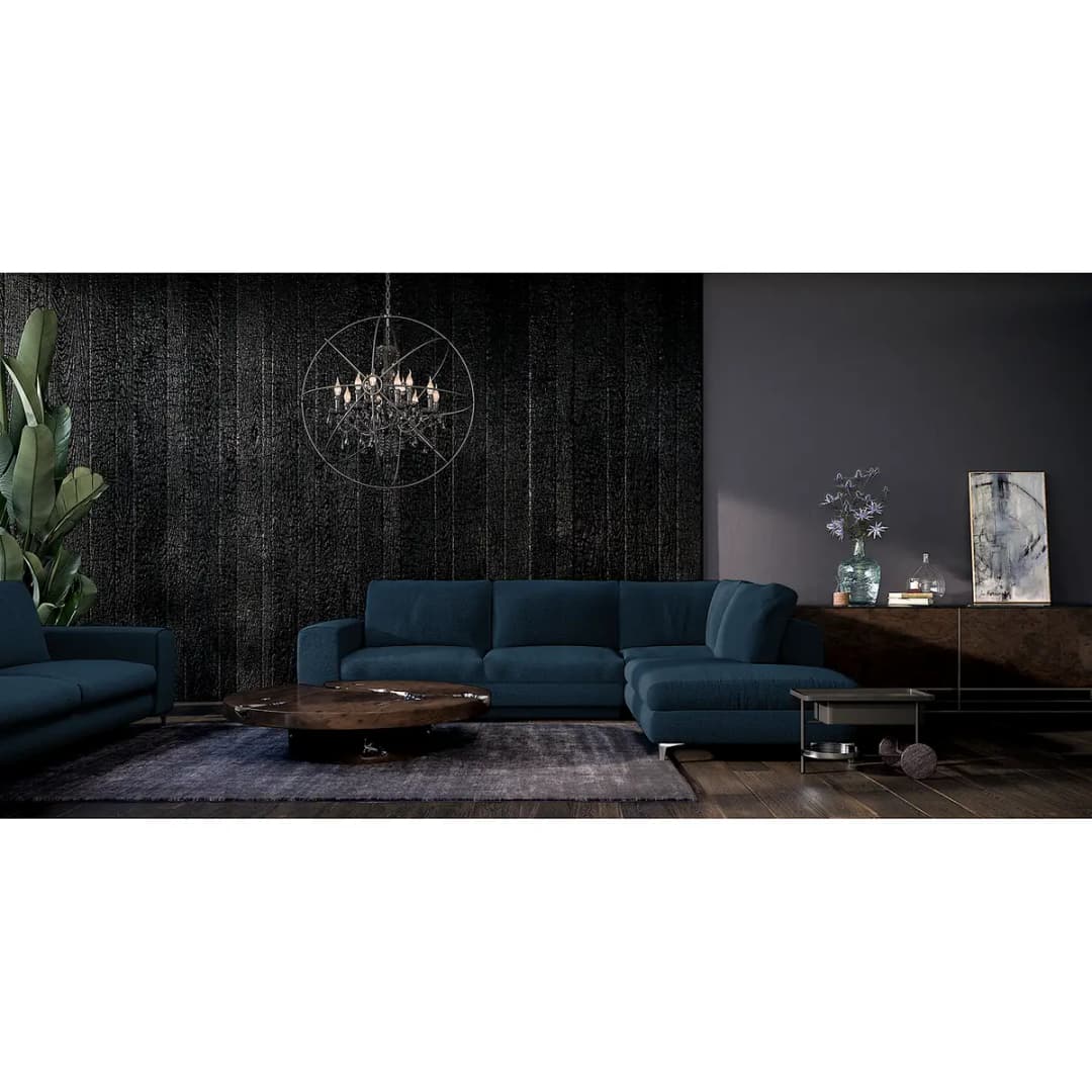 Ecksofa Baitz | Blau