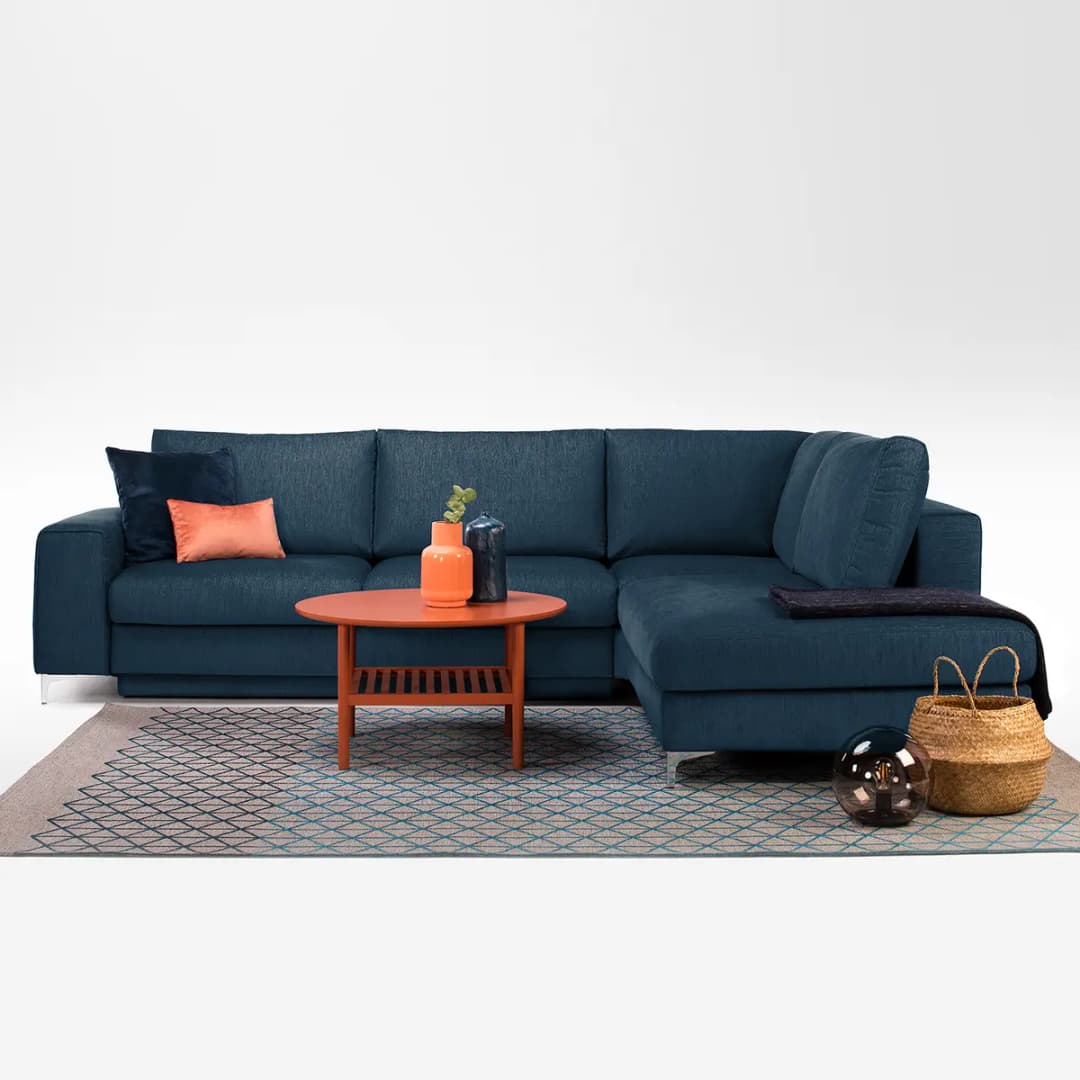 Ecksofa Baitz | Blau