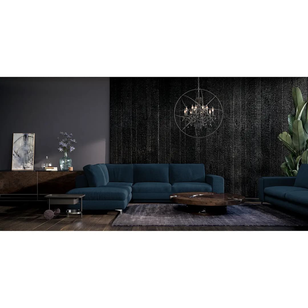 Ecksofa Baitz | Blau