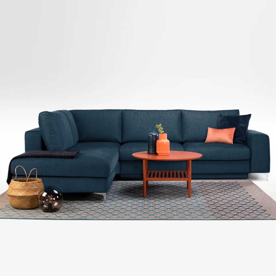 Ecksofa Baitz | Blau