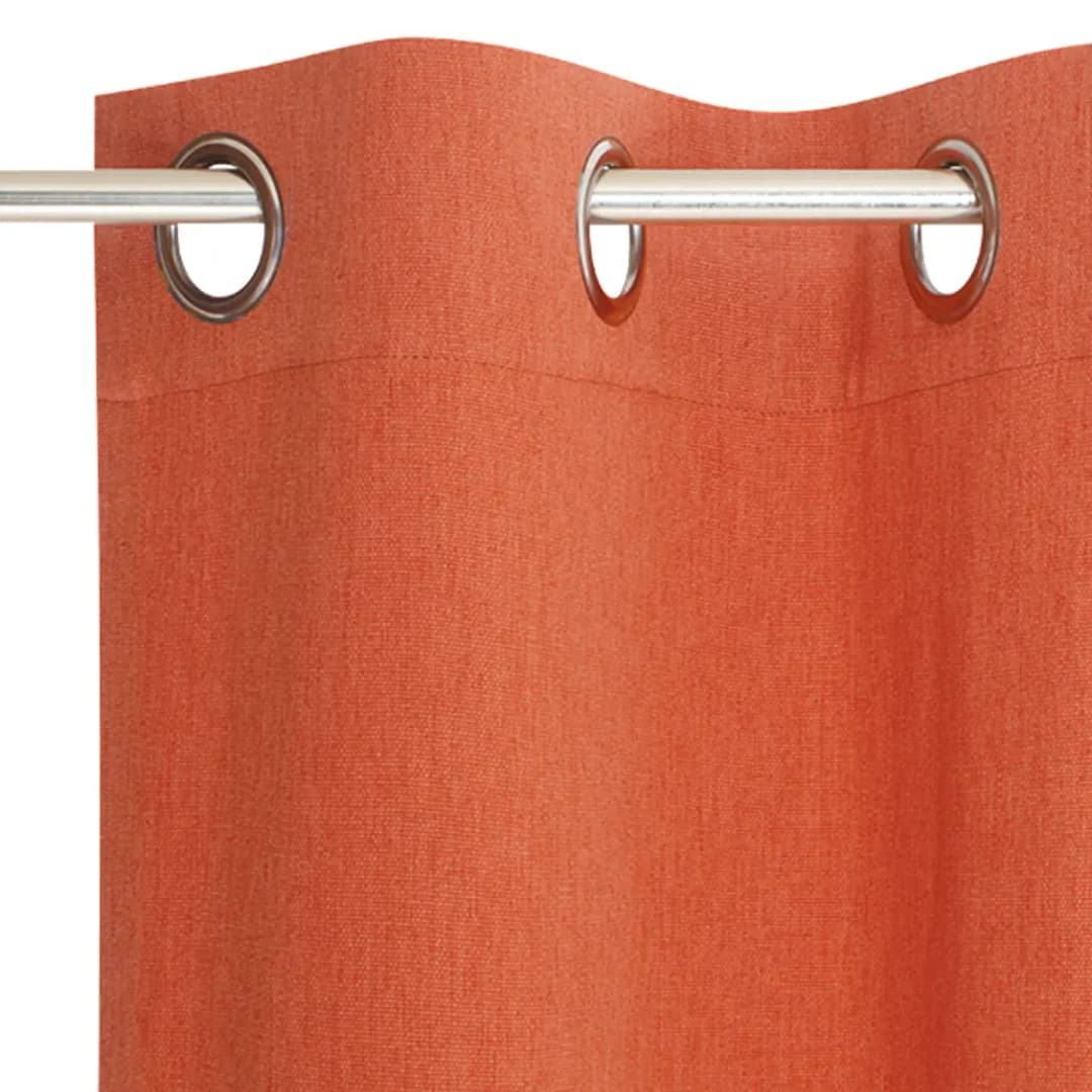 Ösenschal 140 x 250cm Orange/Terracotta | Orange